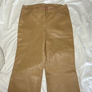 Coach leather Pants